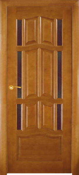 Массив модель Ампир (орех светлый) ДГБО — ширина межкомнатной двери различная