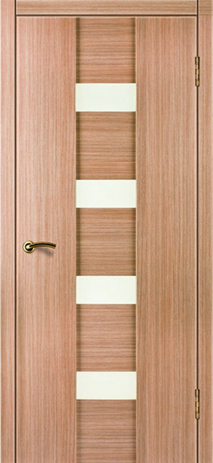 Доступные двери модель Домино 1 ПВХ (альпака)