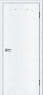 Доступные двери модель Париж ПГ ПВХ (белый ясень)