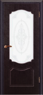Доступные двери модель Мария ПВХ ПО (венге)