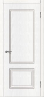 Доступные двери модель Ницца-33 ПГ ПВХ (ясень белый)