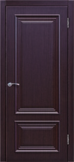 Доступные двери модель Ницца-5 ПГ ПВХ (палисандр шоколад)
