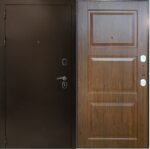 Дверь Металлическая "Стелла ПДК орех" входные двери в дом