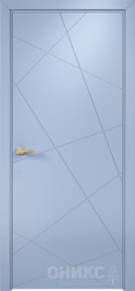 Межкомнатная дверь Lite Концепт 1 голубая эмаль