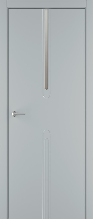 Межкомнатная дверь Беларусь Логика LX-413 эмаль серая RAL 7035